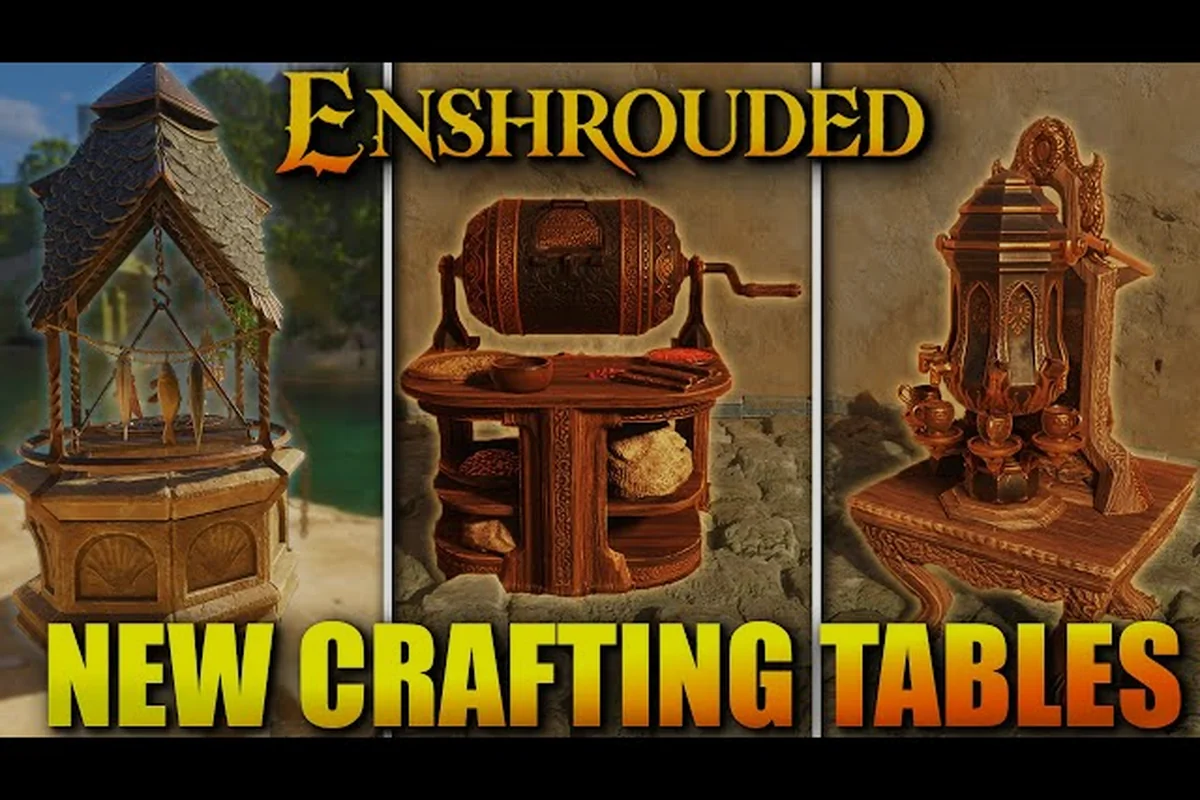 Enshrouded Kiln Guide: Charcoal, Alchemy and Tanning Stations